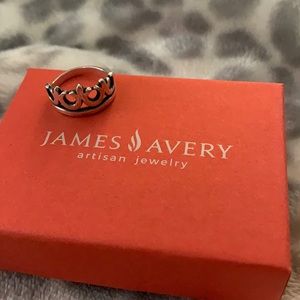 James Avery crown ring